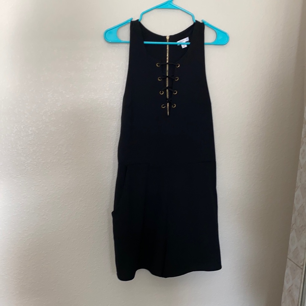 TARGET romper, black, pockets, high neck